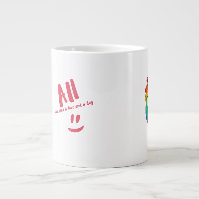 Love and a Dog Mug (Front)