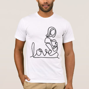 Love and a Mother holding a baby T-Shirt