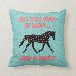 Love and a Pony Cushion