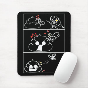 Love and Betrayal - Brootsch the PooPoo Mouse Pad