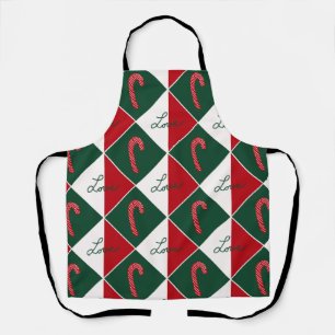Love and Candy Canes Apron