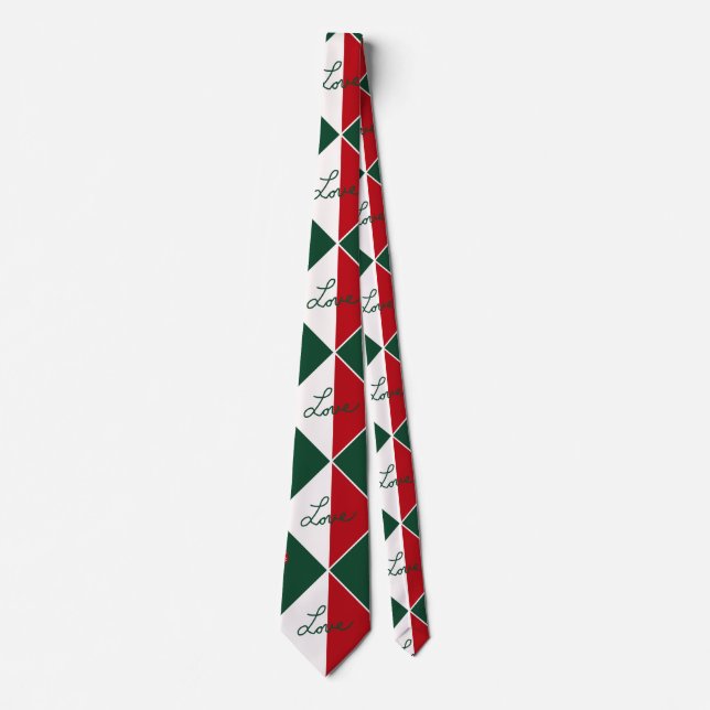 Love and Candy Canes Tie (Front)