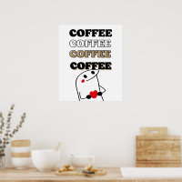 Love And Coffee Hand Drawn Character Art
