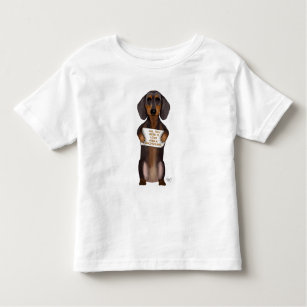 Love and Dachshund Toddler T-Shirt