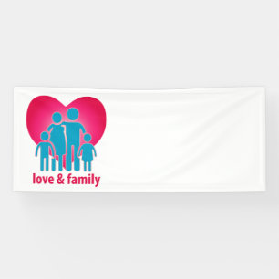 Love and family banner