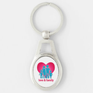 Love and family key ring