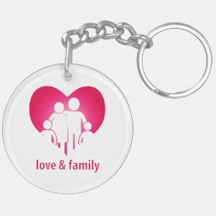 Love and family key ring