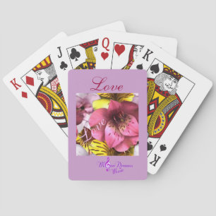 Love and Flowers Bicycle Poker Playing Cards