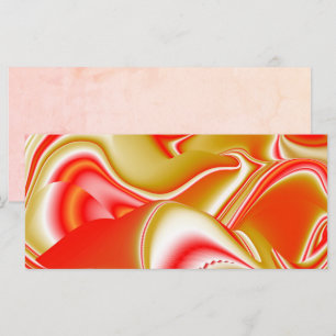 Love and Gold Abstract 3D Rainbowart Card
