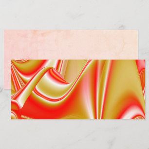 Love and Gold Abstract 3D Rainbowart Card