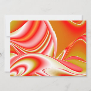 Love and Gold Abstract 3D Rainbowart Card