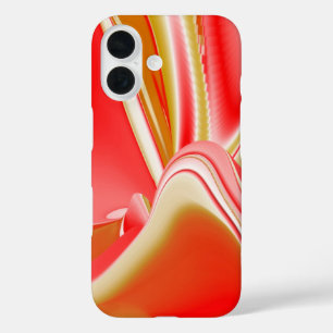 Love and Gold Abstract 3D Rainbowart iPhone 16 Case