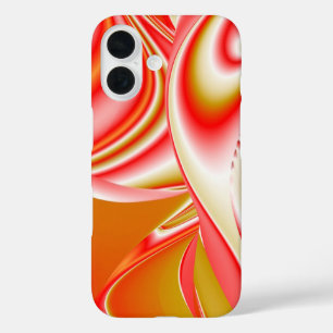 Love and Gold Abstract 3D Rainbowart iPhone 16 Case