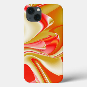 Love and Gold Abstract 3D Rainbowart iPhone 13 Case
