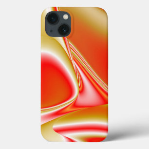 Love and Gold Abstract 3D Rainbowart iPhone 13 Case