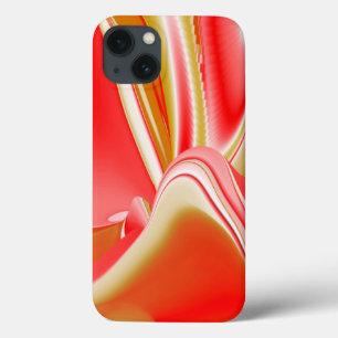 Love and Gold Abstract 3D Rainbowart iPhone 13 Case