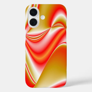 Love and Gold Abstract 3D Rainbowart iPhone 16 Case