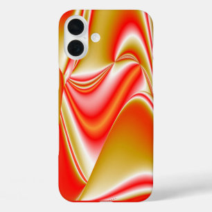 Love and Gold Abstract 3D Rainbowart iPhone 16 Plus Case