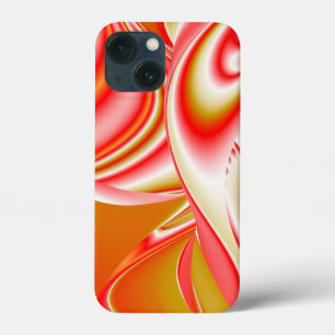 Love and Gold Abstract 3D Rainbowart iPhone 13 Mini Case
