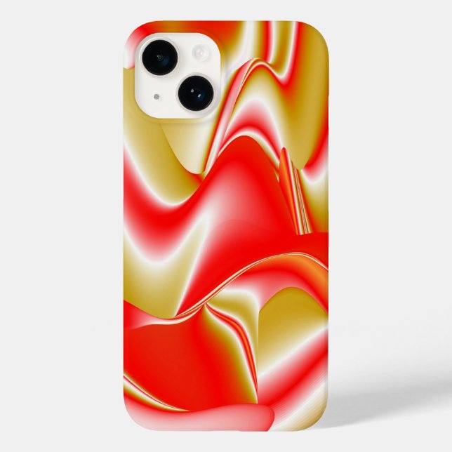 Love and Gold Abstract 3D Rainbowart Case-Mate iPhone Case (Back)