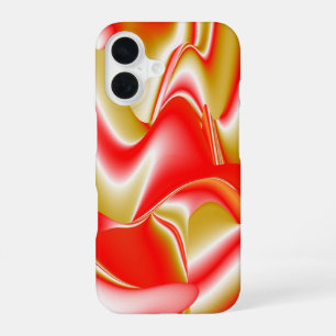 Love and Gold Abstract 3D Rainbowart iPhone 16 Case