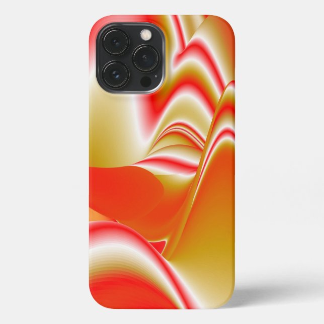 Love and Gold Abstract 3D Rainbowart iPhone Case (Back)