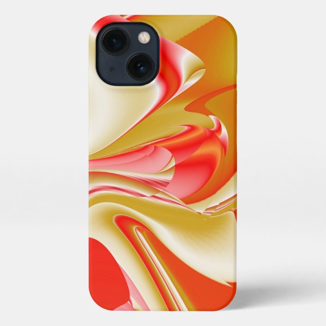 Love and Gold Abstract 3D Rainbowart iPhone Case (Back)