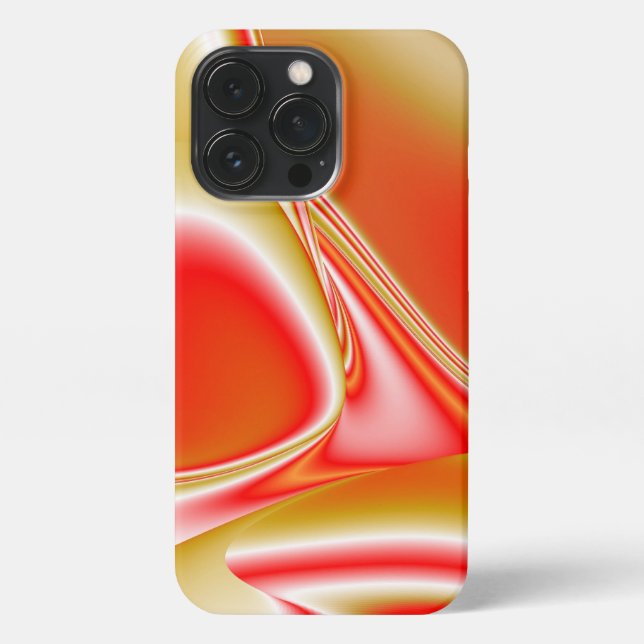 Love and Gold Abstract 3D Rainbowart iPhone Case (Back)