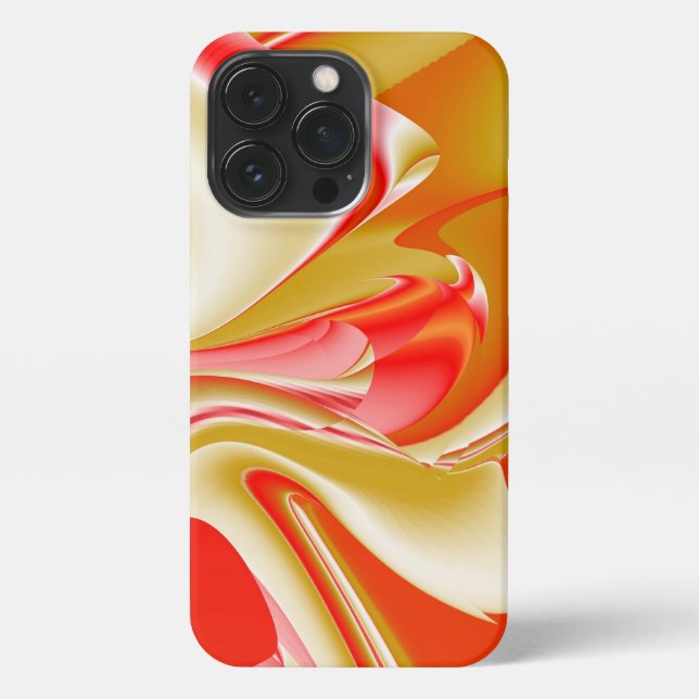 Love and Gold Abstract 3D Rainbowart iPhone Case (Back)