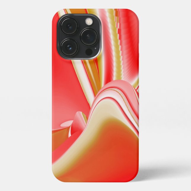 Love and Gold Abstract 3D Rainbowart iPhone Case (Back)