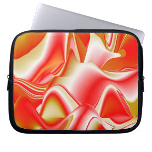 Love and Gold Abstract 3D Rainbowart Laptop Sleeve