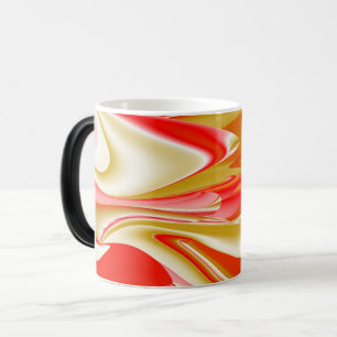 Love and Gold Abstract 3D Rainbowart Magic Mug