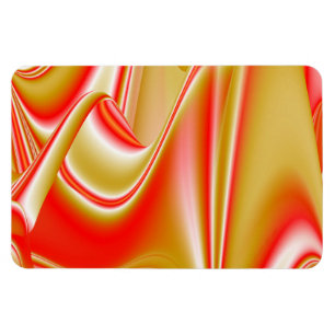 Love and Gold Abstract 3D Rainbowart Magnet