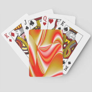 Love and Gold Abstract 3D Rainbowart Playing Cards