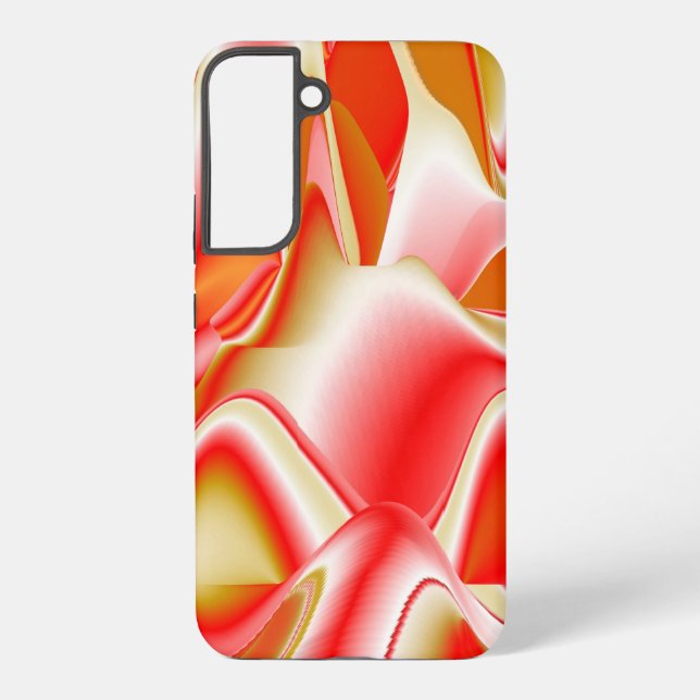 Love and Gold Abstract 3D Rainbowart Samsung Galaxy S22+ Case (Back)