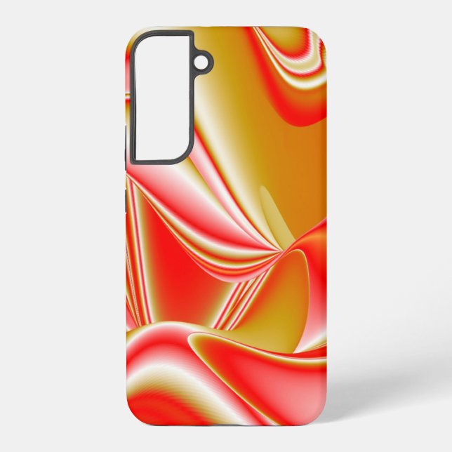 Love and Gold Abstract 3D Rainbowart Samsung Galaxy S22+ Case (Back)