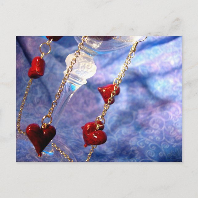 Love and Gold Dangles Postcard (Front)