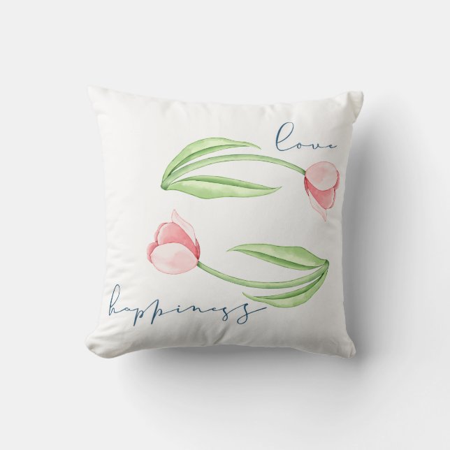 Love and Happiness Cushion (Front)
