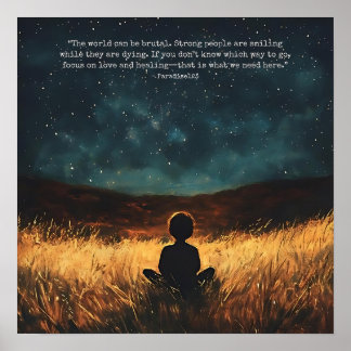 love and healing (door 1050) poster