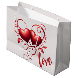 Love and Hearts Large Gift Bag