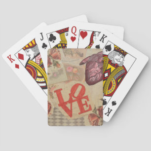 Love and Hearts Playing Cards