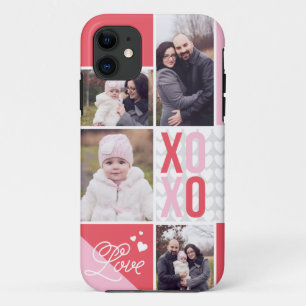 Love and Hugs 4 Photo Collage Case-Mate iPhone Cas iPhone 11 Case