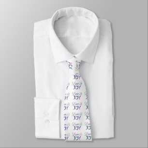 Love And Joy Colourful Tie