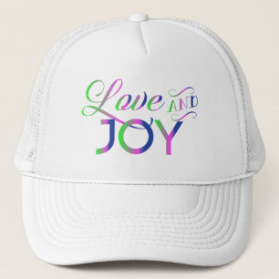 Love And Joy Colourful Trucker Hat