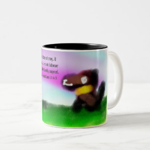 love and kind Two-Tone coffee mug