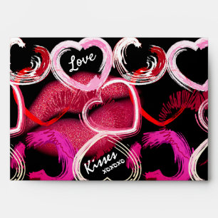 Love and Kisses Valentine's Day Envelope
