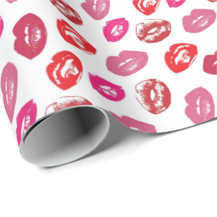 Love And Kisses Wrapping Paper