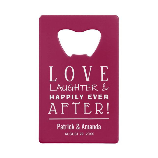 Love and Laughter Cranberry Wedding (Front)
