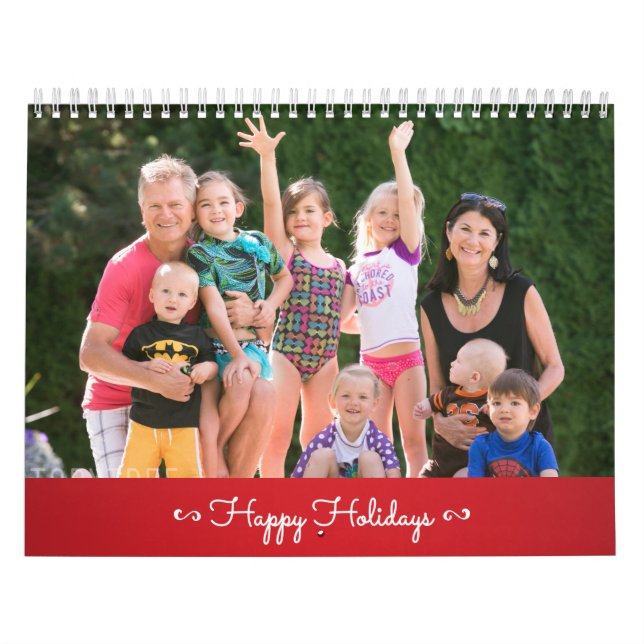 Love And Laughter Holiday Photo Calendar (Cover)