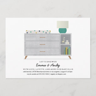 Love and Layette Baby Shower Invitations